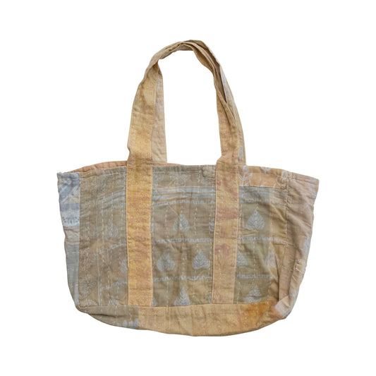 Vintage Cotton Kantha Tote Bag