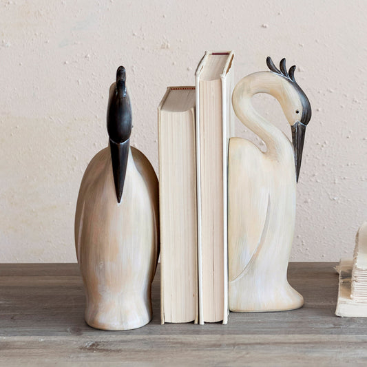 Heron  Bookends