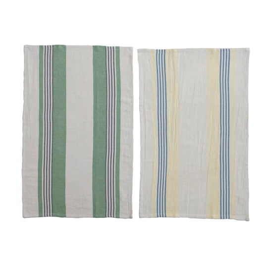 Cotton Stripe Tea Towel