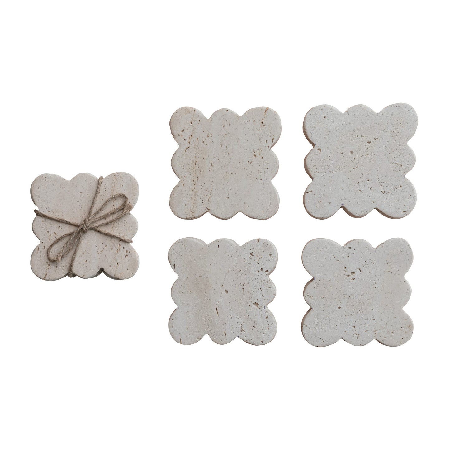 Villa Scallop Coaster Set