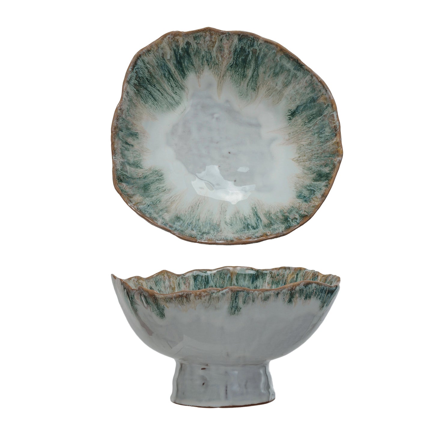 Secret Garden Footed Bowl