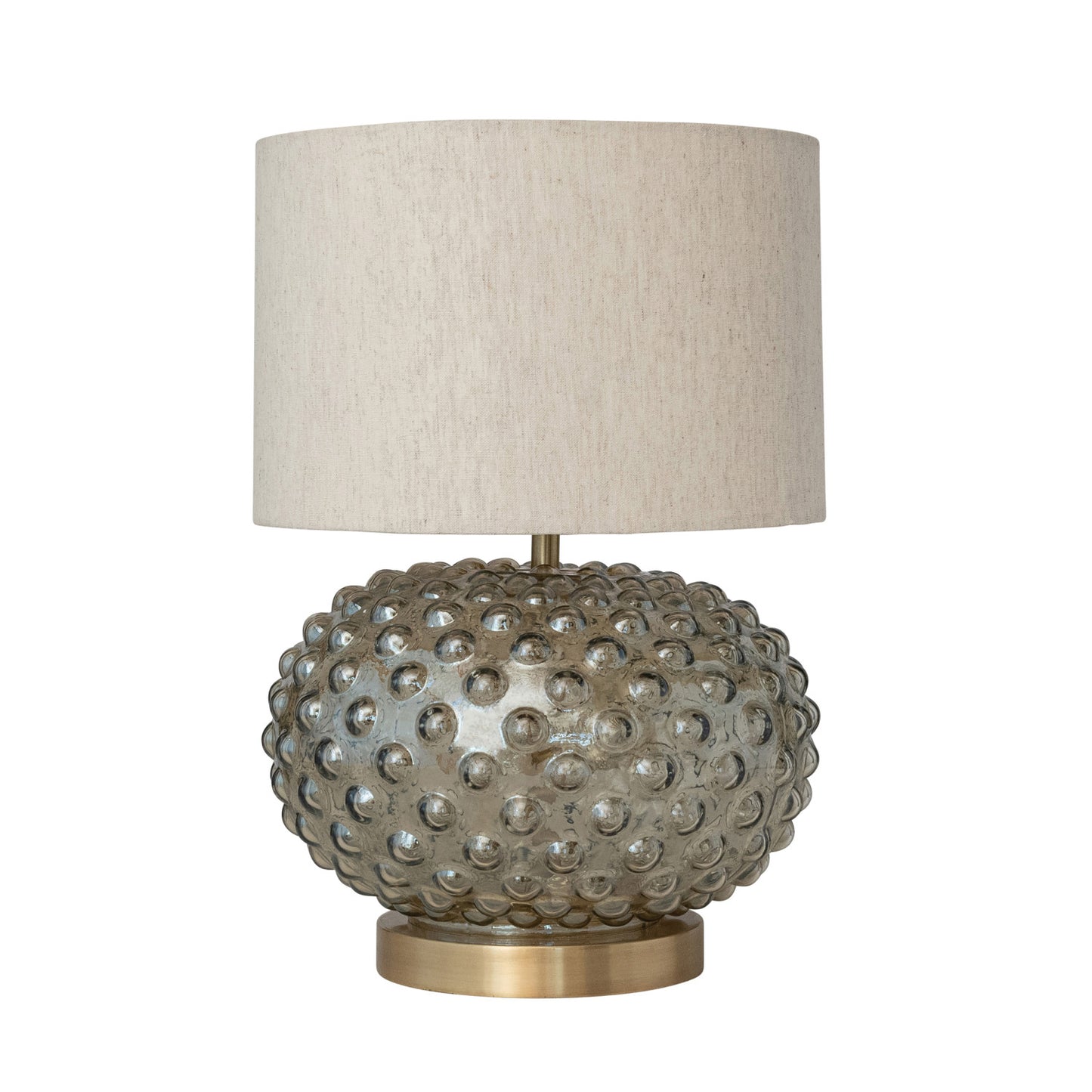 Glass Hobnail Table Lamp