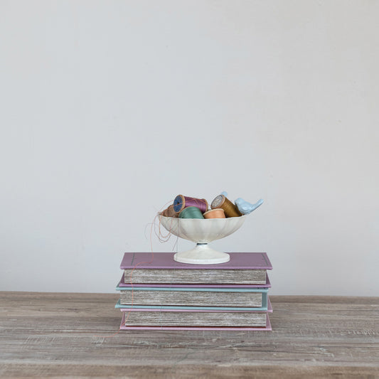 Heirloom Scalloped Bowl with Birds