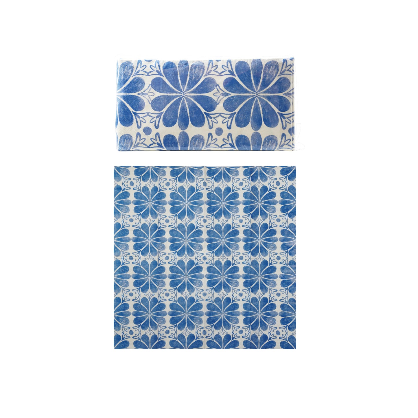 Blue Floral Napkins