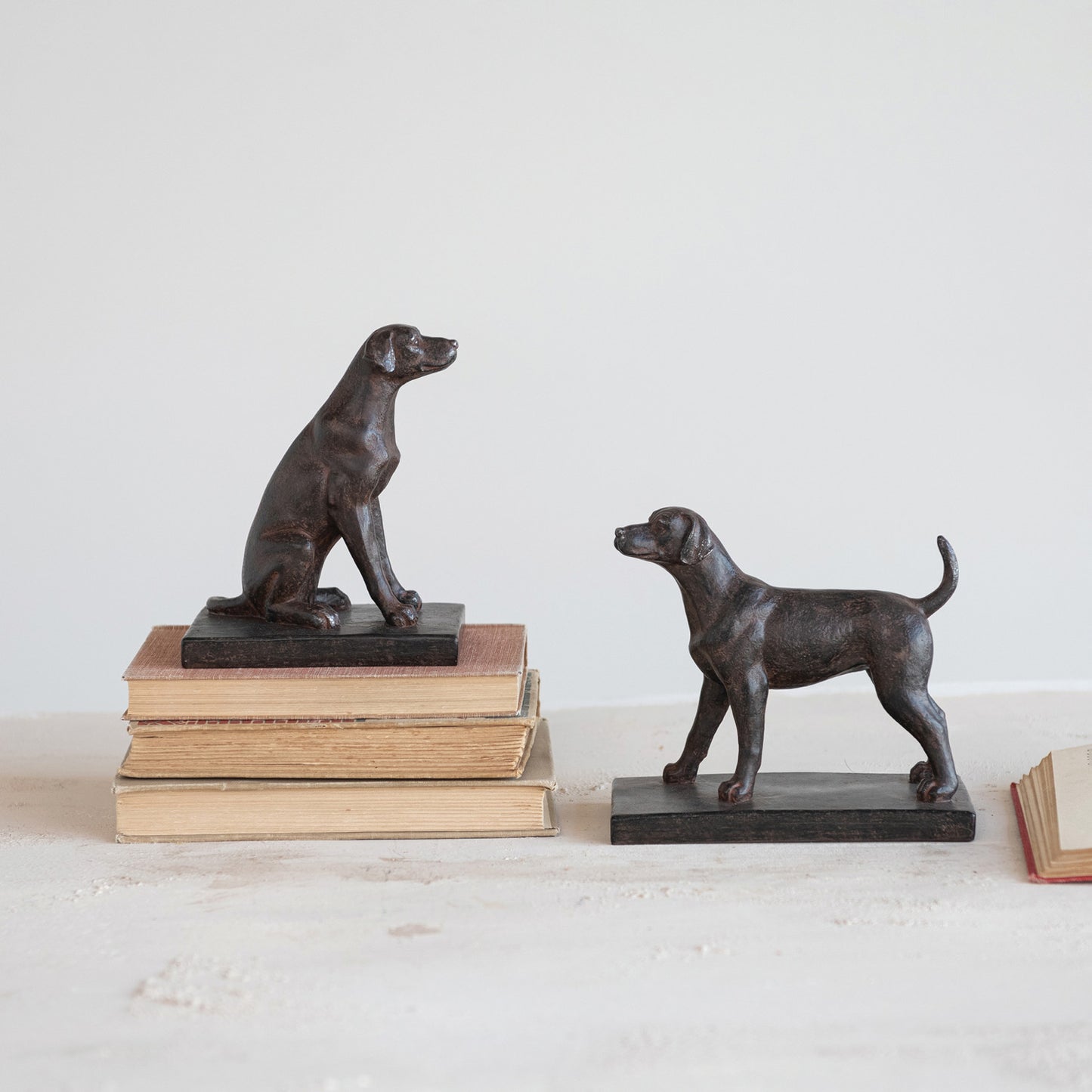 Dog Bookends, Set of 2