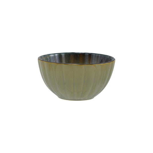 Sage Green Medium Fluted Bowl