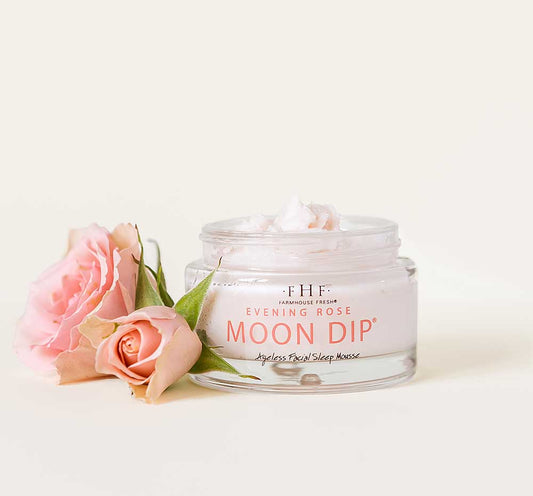 Evening Rose Moon Dip® Ageless Facial Sleep Mousse with Peptides + Retinol