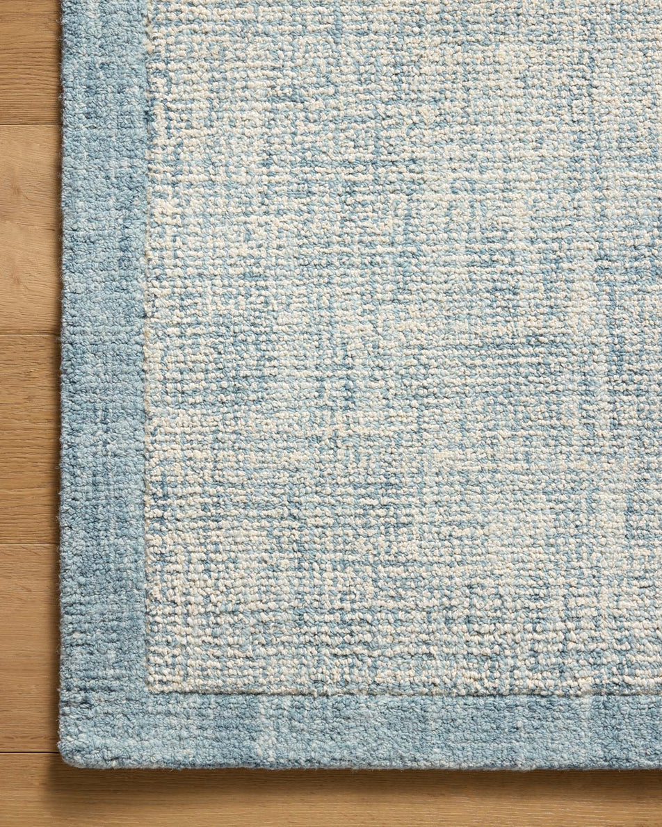 Henley Rug Ivory/Blue
