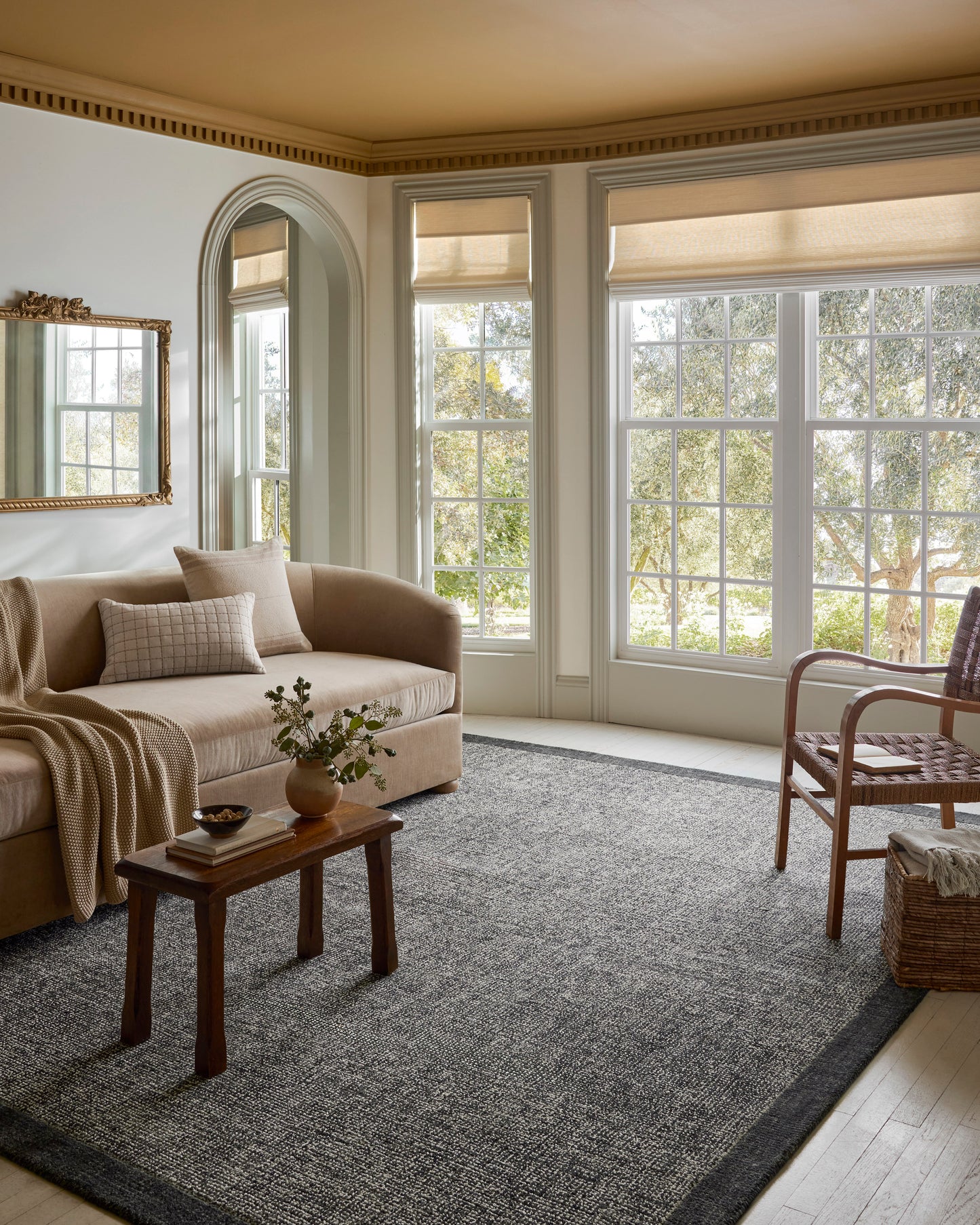 Henley Rug Ivory/Charcoal