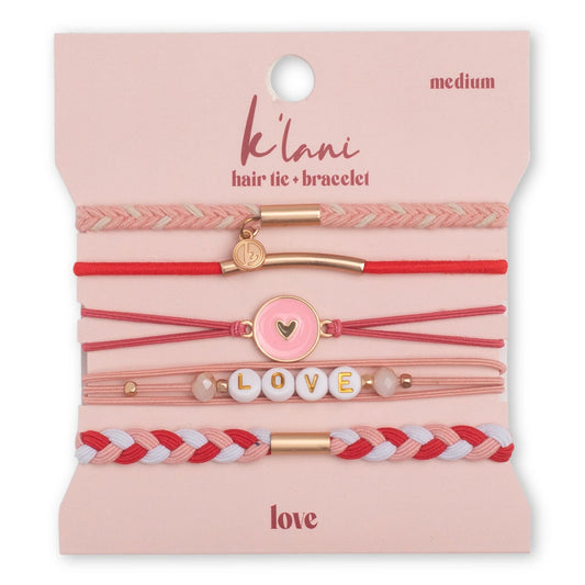 Love Hair Tie Bracelet