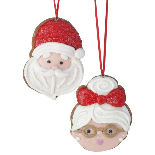 Mr. and Mrs. Clause Dough Ornaments