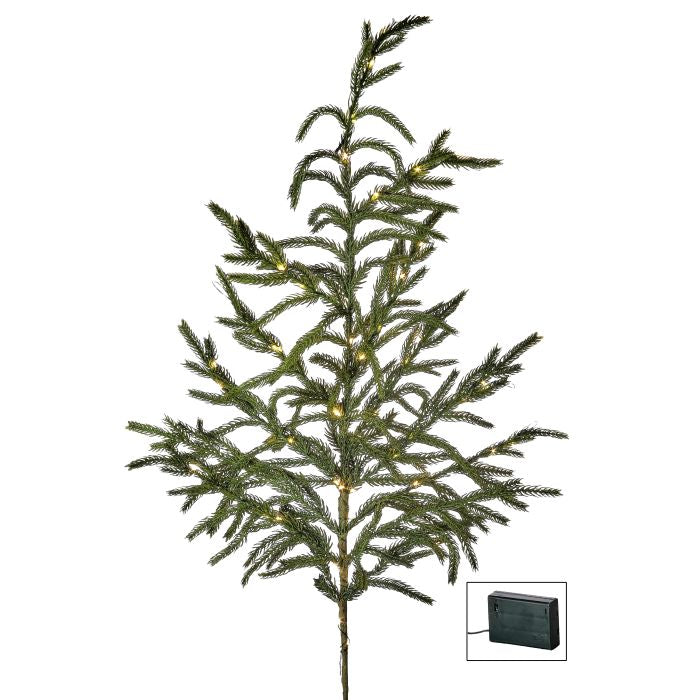 LED Natural Touch Norfolk Pine Spray