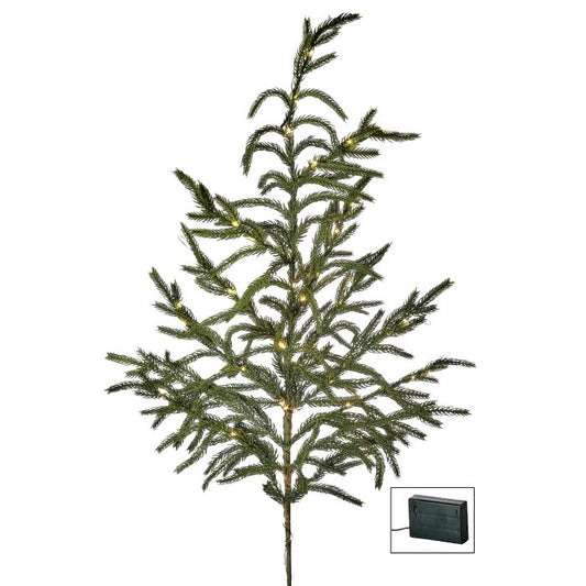 LED Natural Touch Norfolk Pine Spray