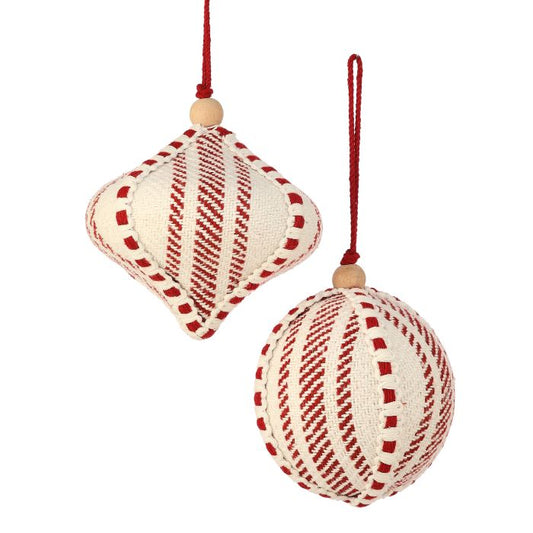Cotton Ticking Ornament