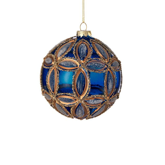 Glass Fluerette Ornament