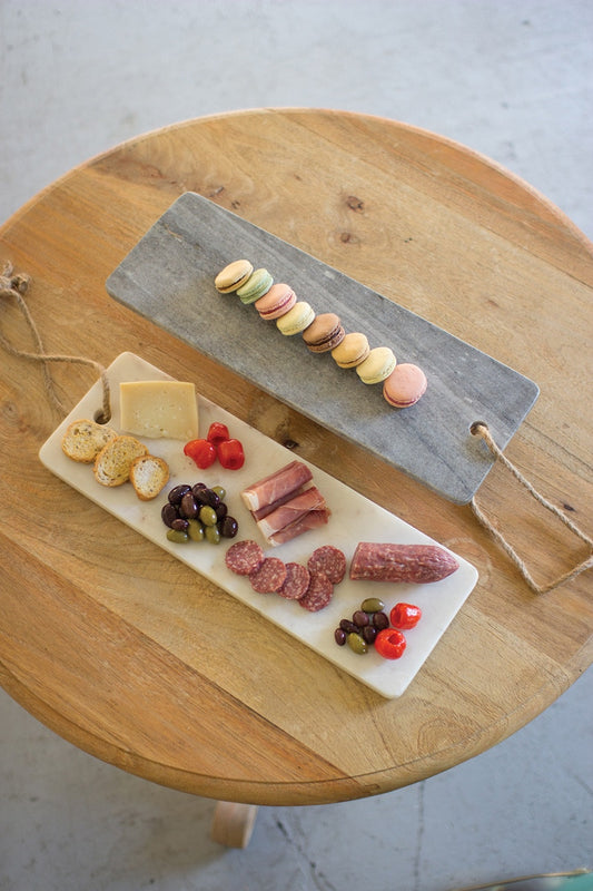 Long Marble Cutting Board