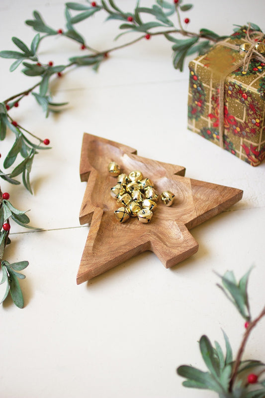 Carved Wood Tree Tray