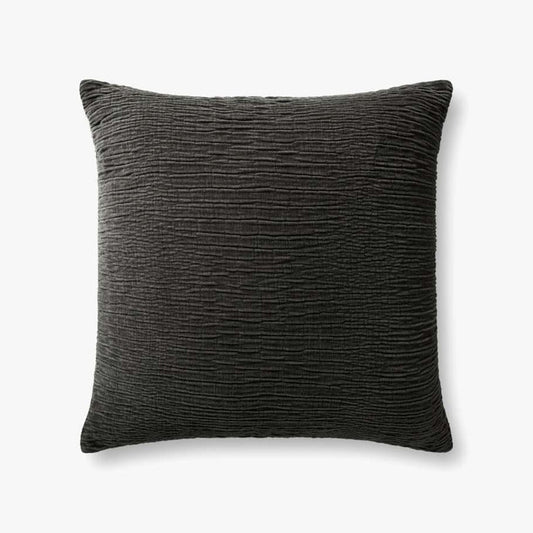 Textured Charcoal Pillow