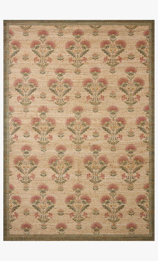 Rue Rug Sage/Blush