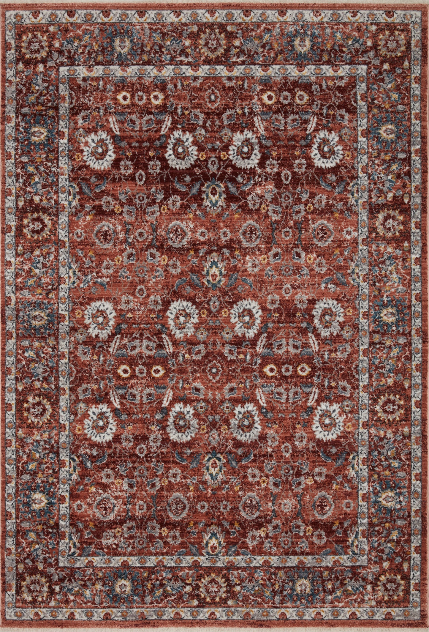 Samra Brick/Multi Rug