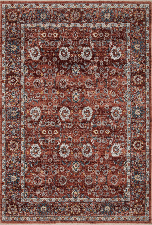 Samra Brick/Multi Rug