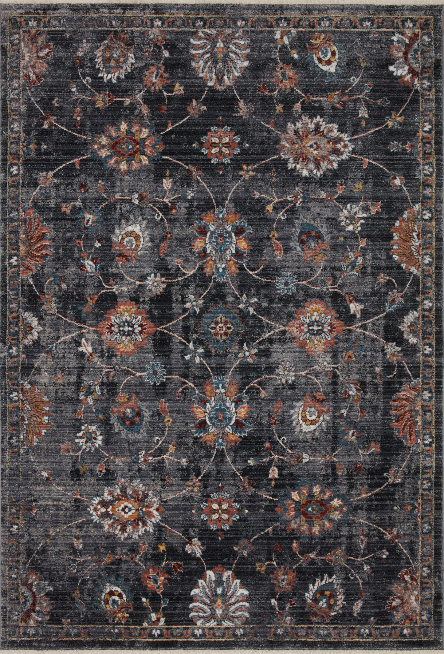 Samra Charcoal/Multi Rug