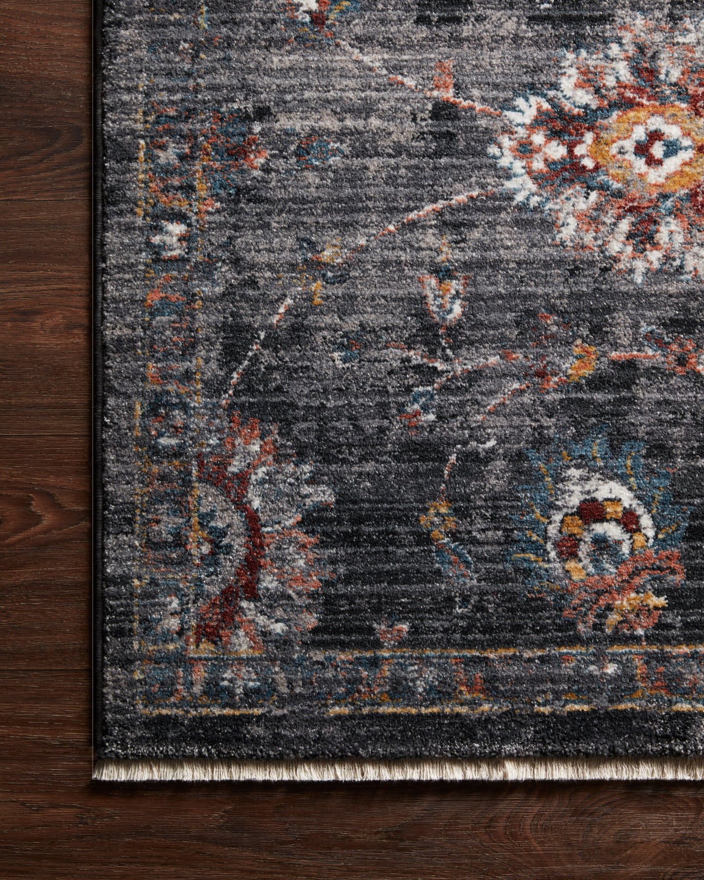 Samra Charcoal/Multi Rug