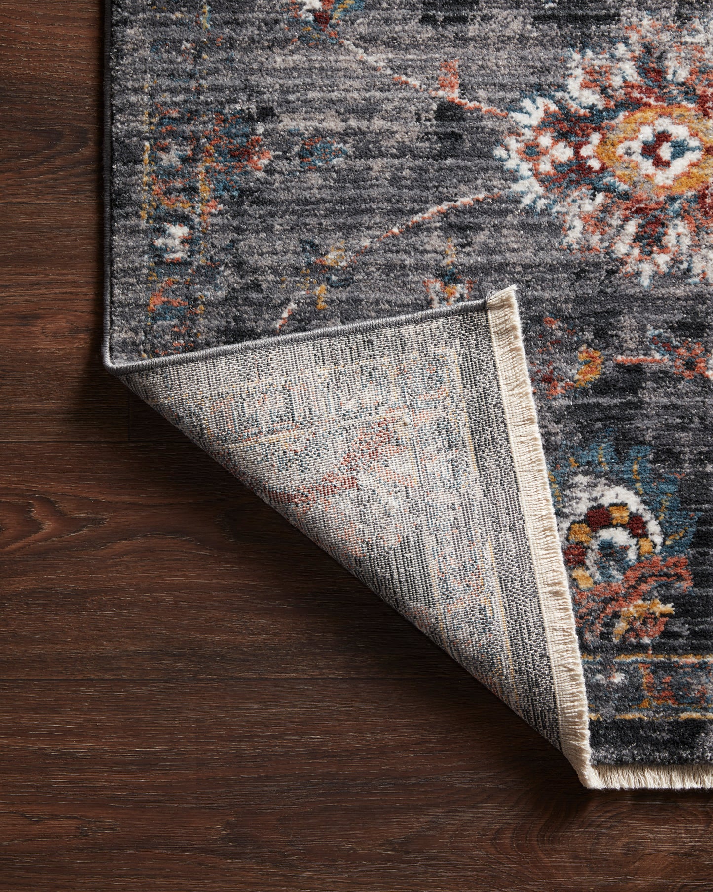 Samra Charcoal/Multi Rug