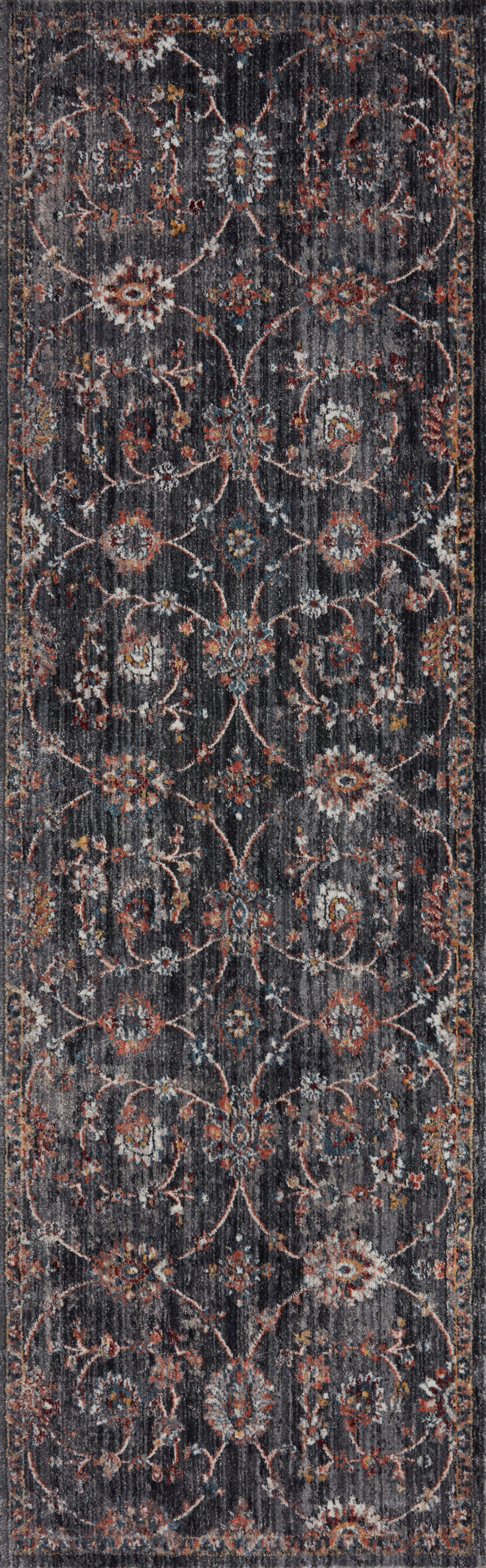 Samra Charcoal/Multi Rug