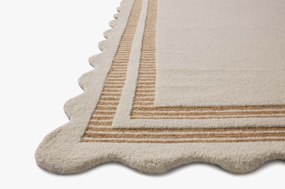 Scottie Ivory Rust Rug