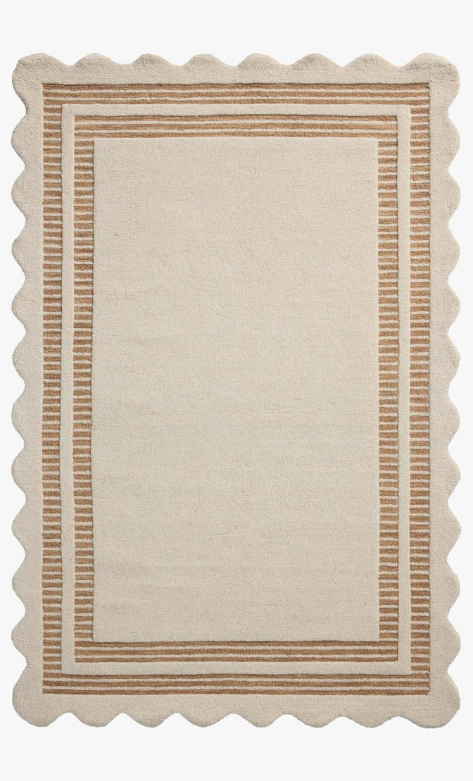 Scottie Ivory Rust Rug