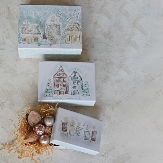 Watercolor Gift Boxes