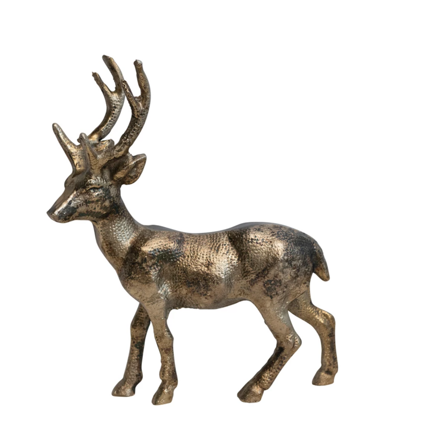 Antique Aluminum Deer