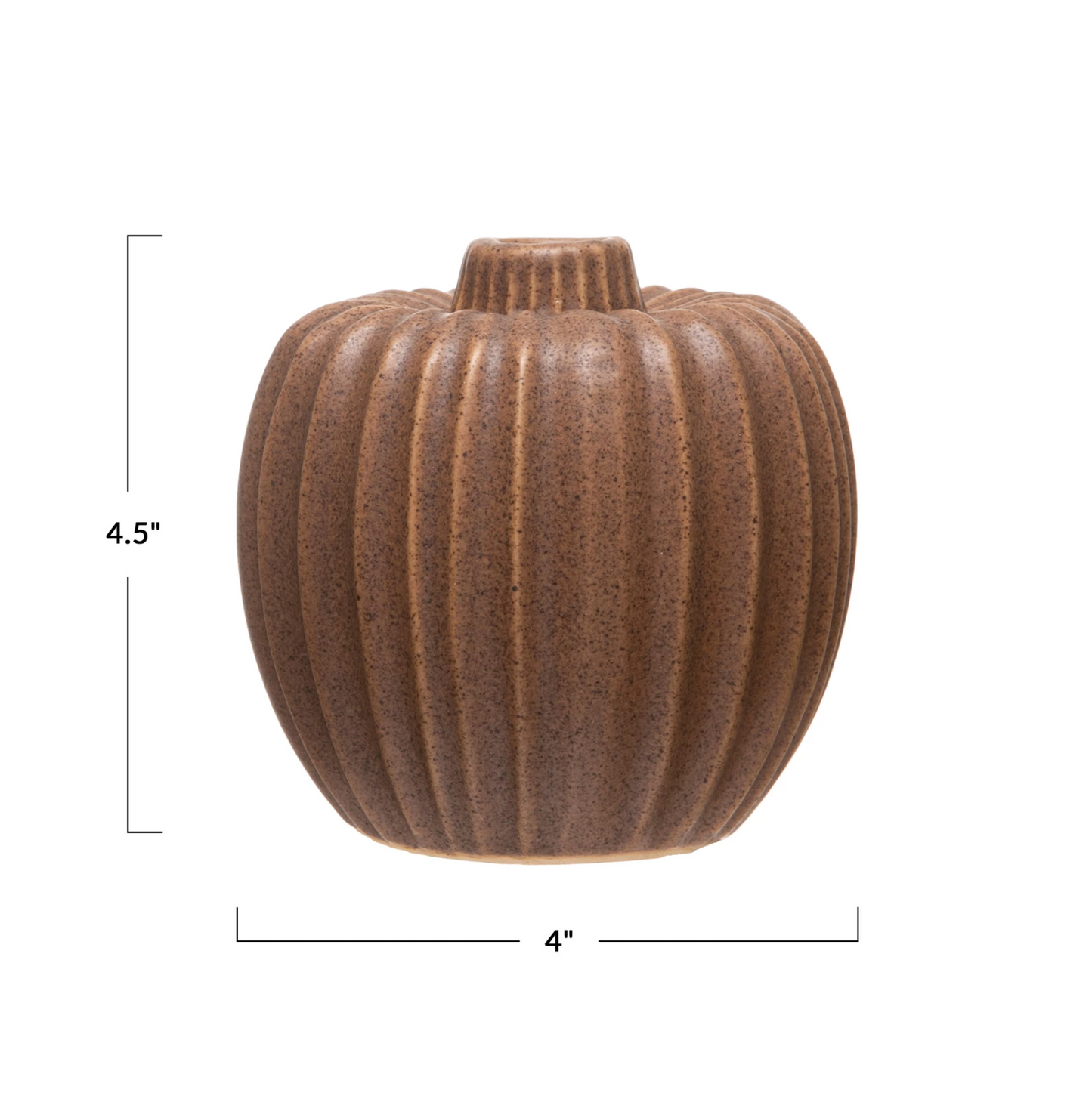 Pumpkin Stoneware Vase