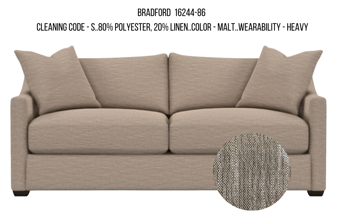 Bradford 2 cushion 88" Sofa