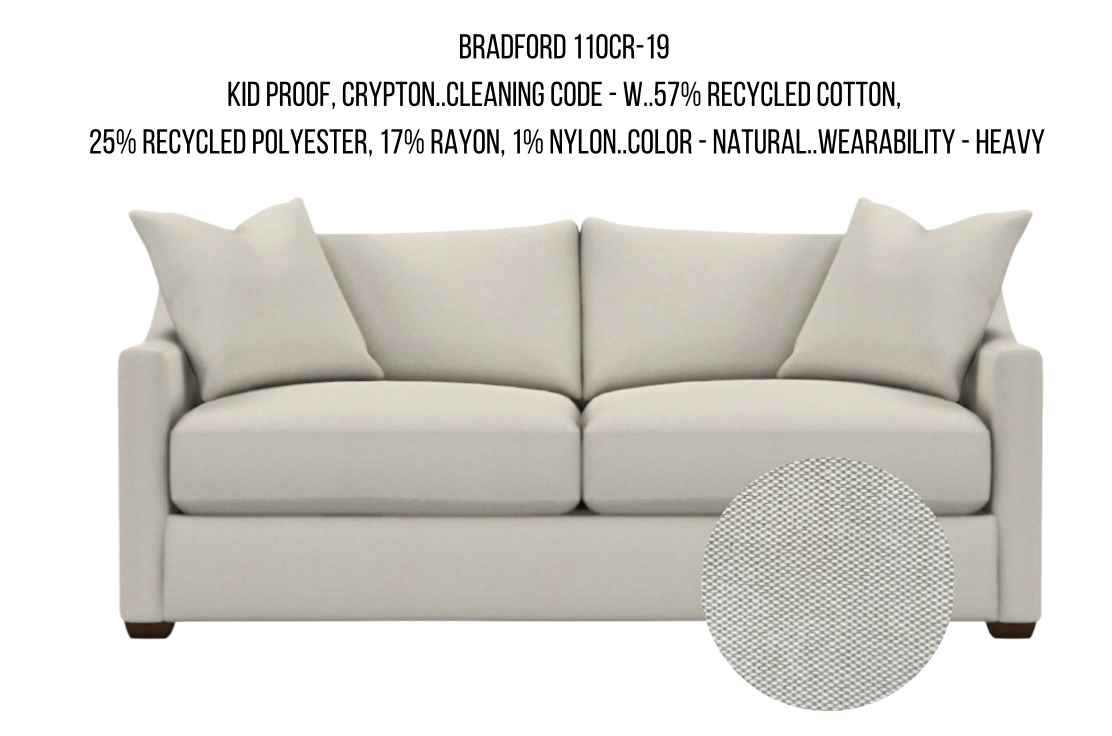 Bradford 2 cushion 88" Sofa