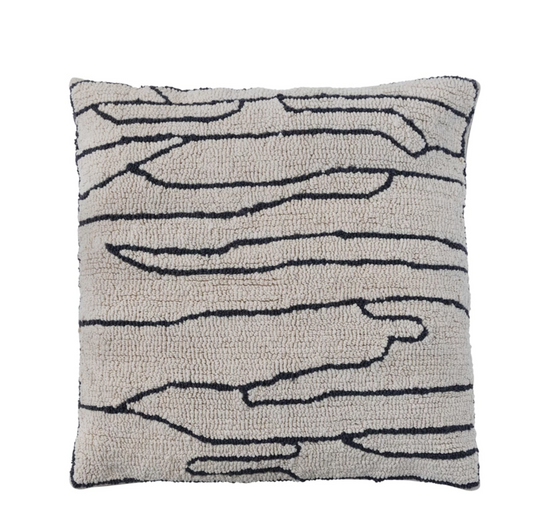 Charcoal Lines Pillow