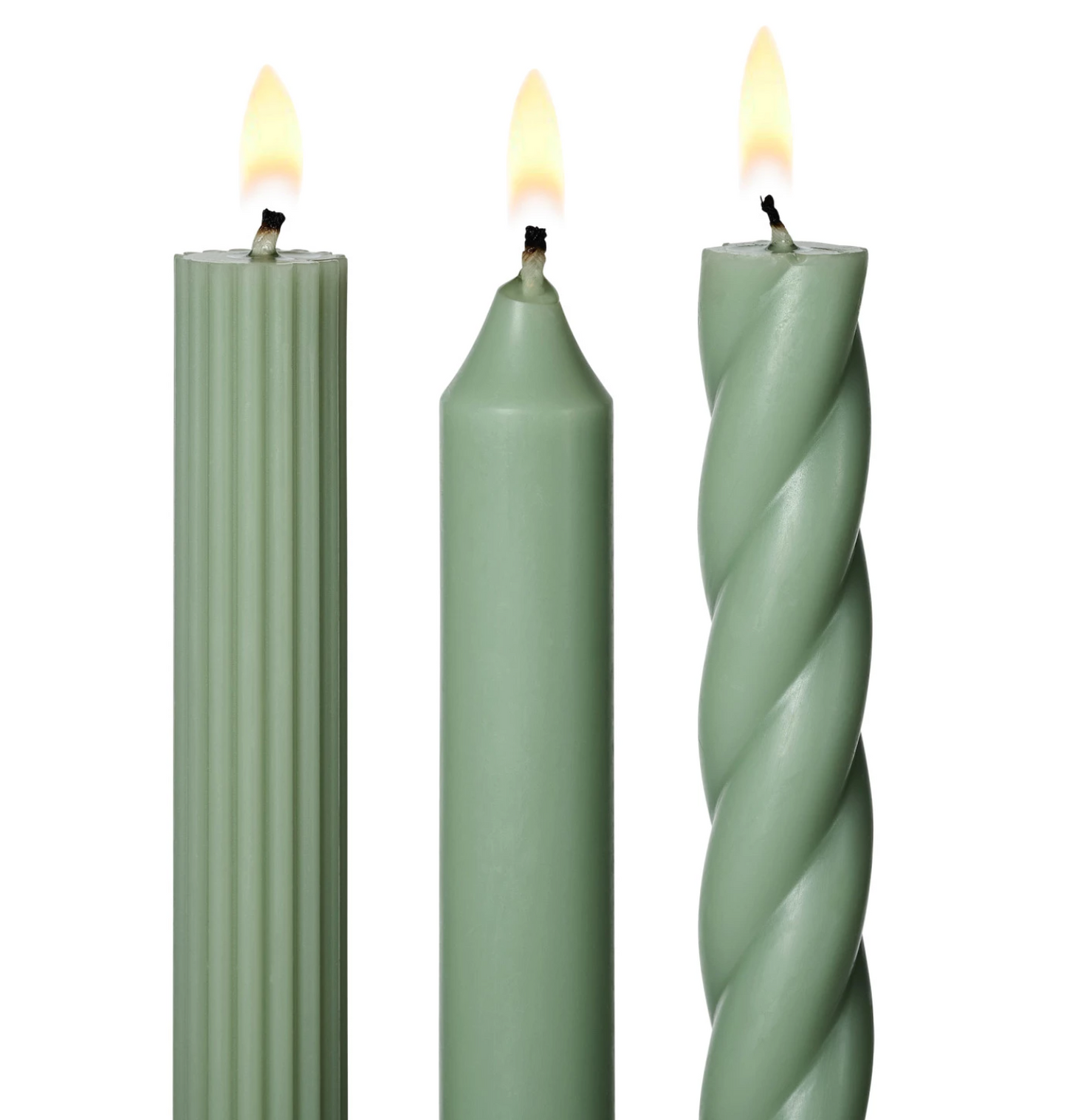 Colored Taper Candle Set