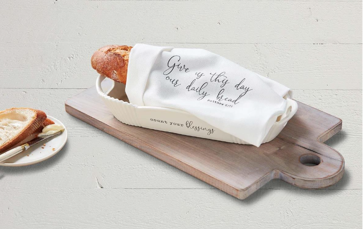 Blessings Bread Bowl & Towel Set