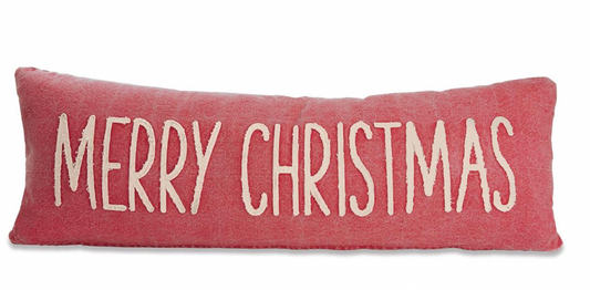 Merry Christmas Washed Pillow