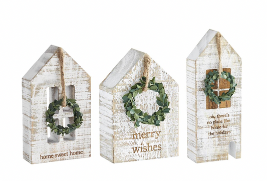 Wreath Home Plaques