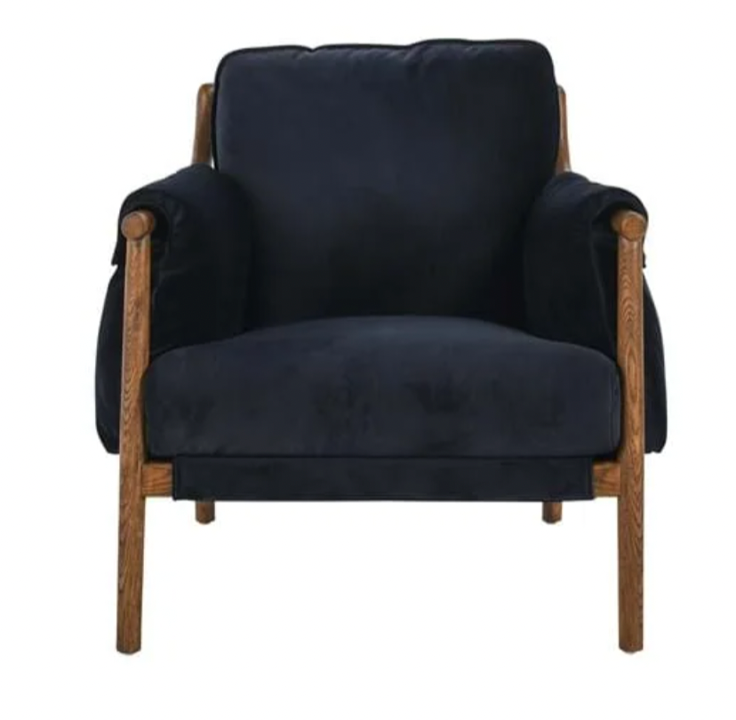 Midnight Blue Accent Chair