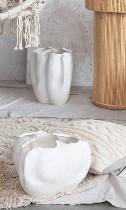 Stoneware Organic Vase