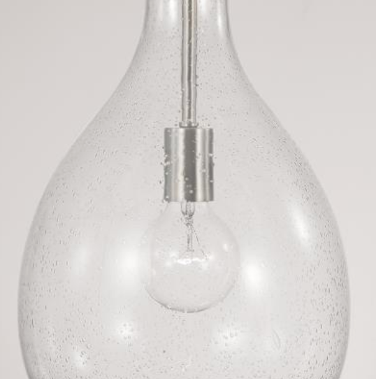 Brantley 1 Light Seeded Glass Pendant