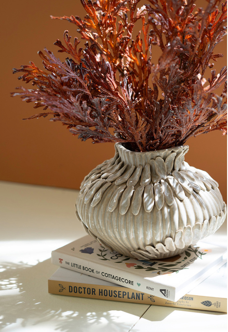 Ceramic Feather Vase
