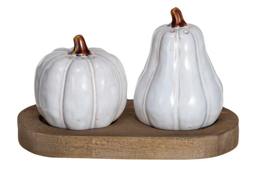 Pumpkin Salt and Pepper Shakers