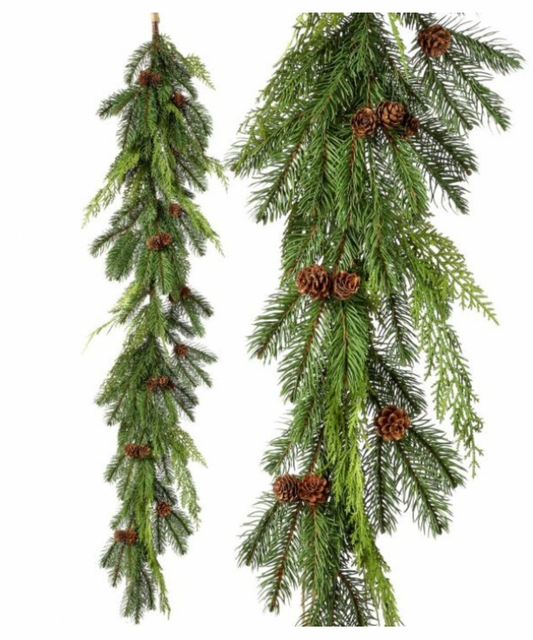 Just Cut Woodland Pine Garland