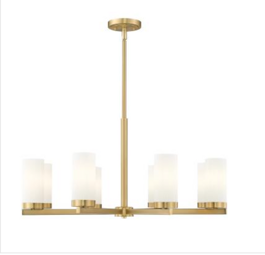 McKellar 8 Light Chandelier Gold