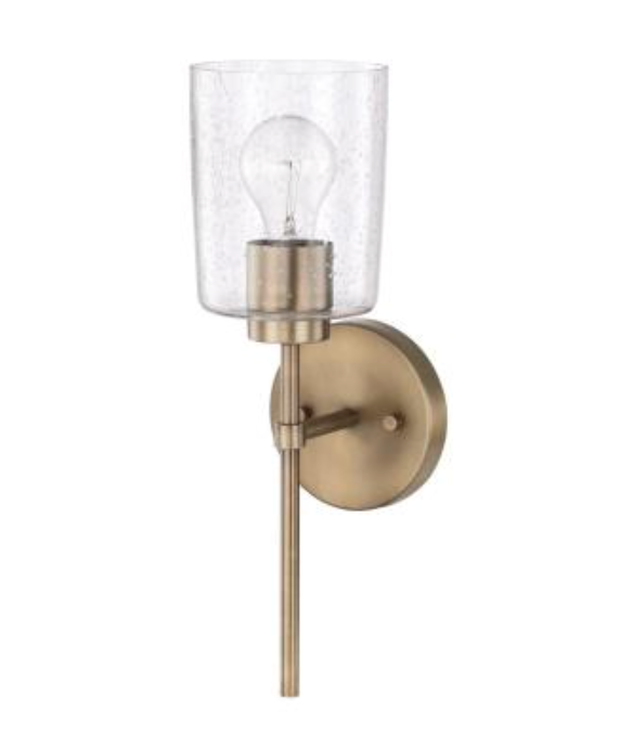 Austin 1 Light Brass Sconce