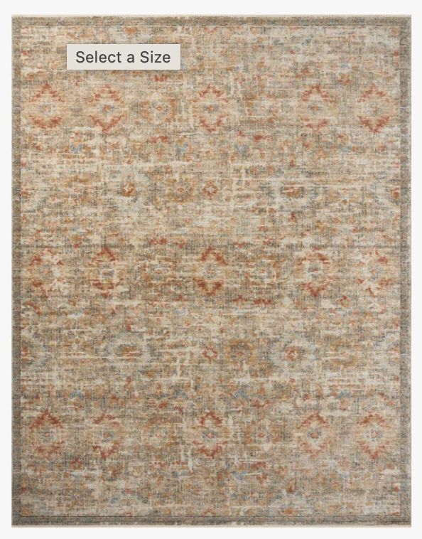 Heritage Grey/Sunset Rug